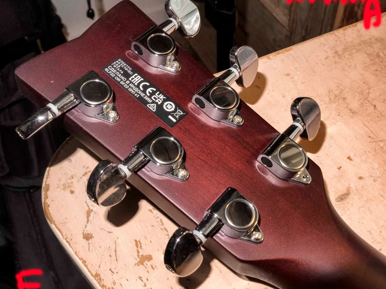 Billede 4 - Guitar mekanik   3+3 chrome (no Locking).