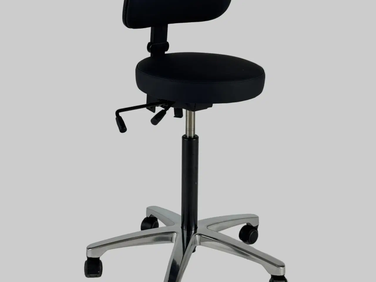 Billede 1 - RH Support 4511 Kontorstol – Sort/Krom Stel