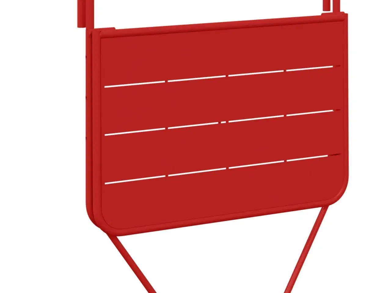 Billede 5 - Hængende Altan Bord Rød 60 x 39 x 65 cm Stål
