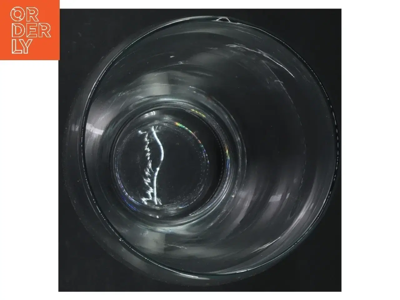 Billede 3 - Gennemsigtig glasvase (str. 19 cm)