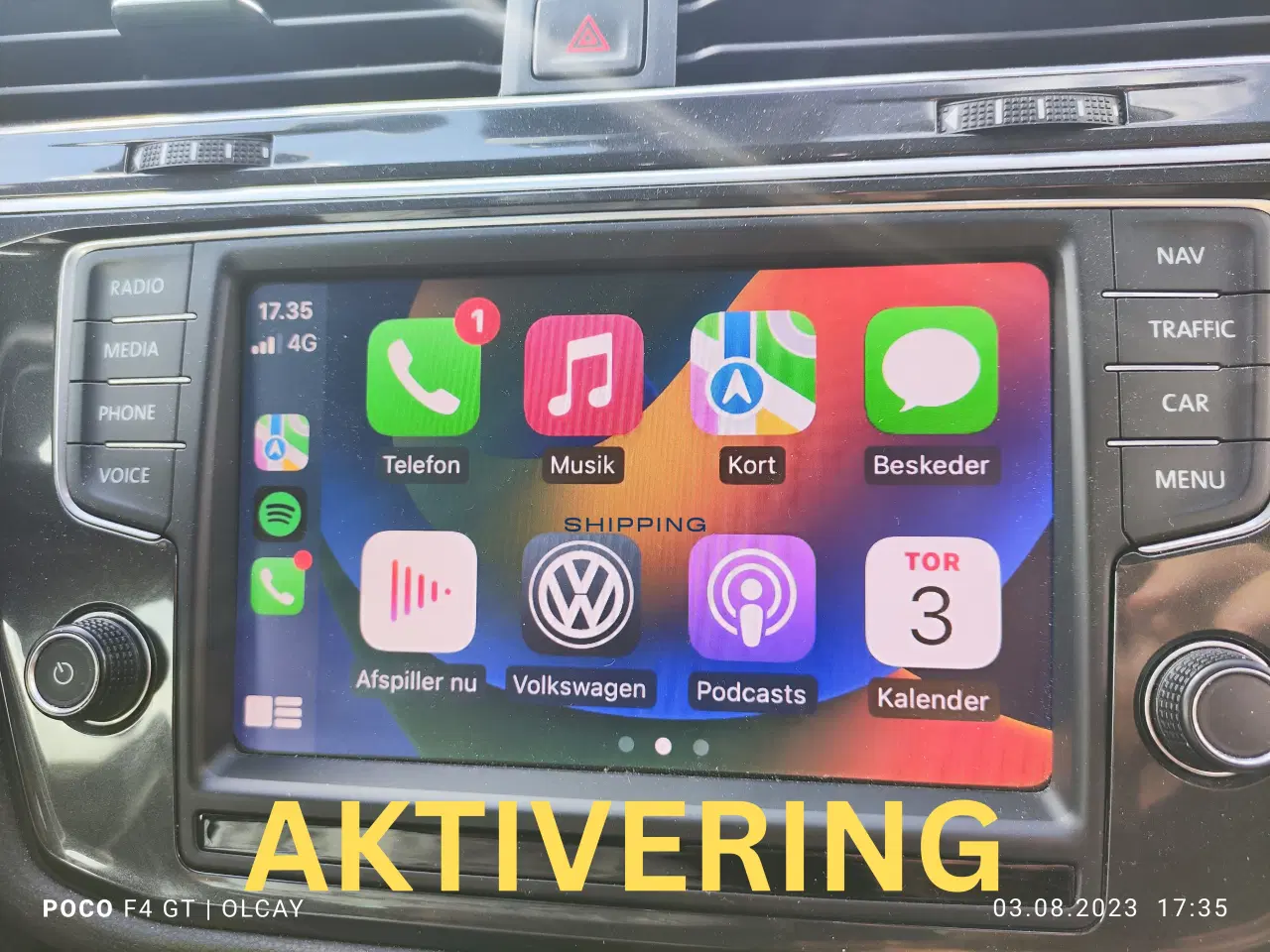 Billede 1 - VW SEAT-SKODA Carplay/Android Aktivering