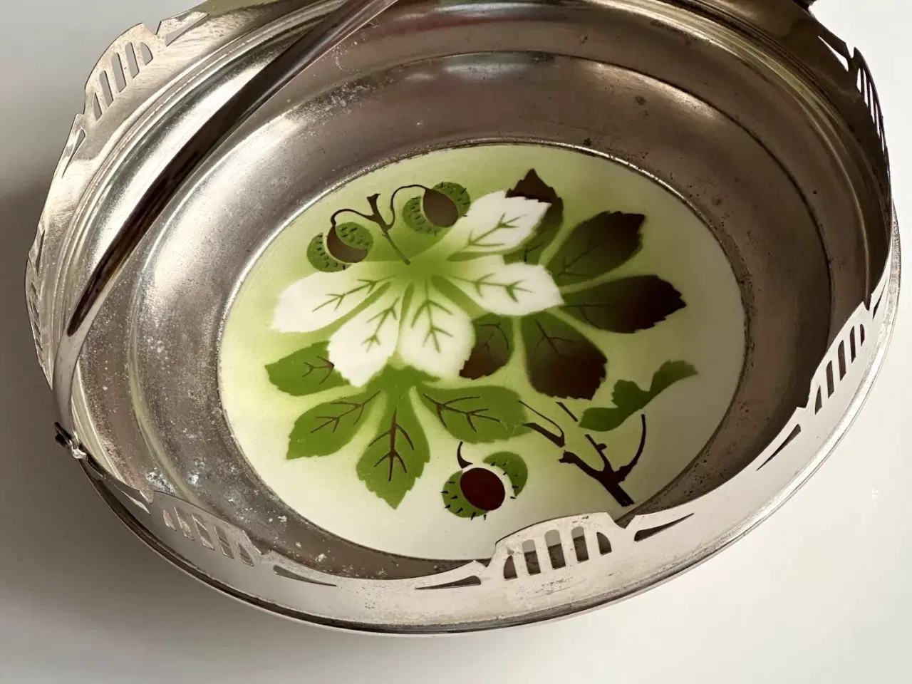 Billede 3 - Skål m hank, kastanje