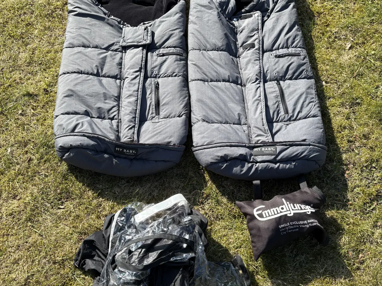 Billede 11 - Emmaljunga double viking 735 inkl fodposer/regnsla