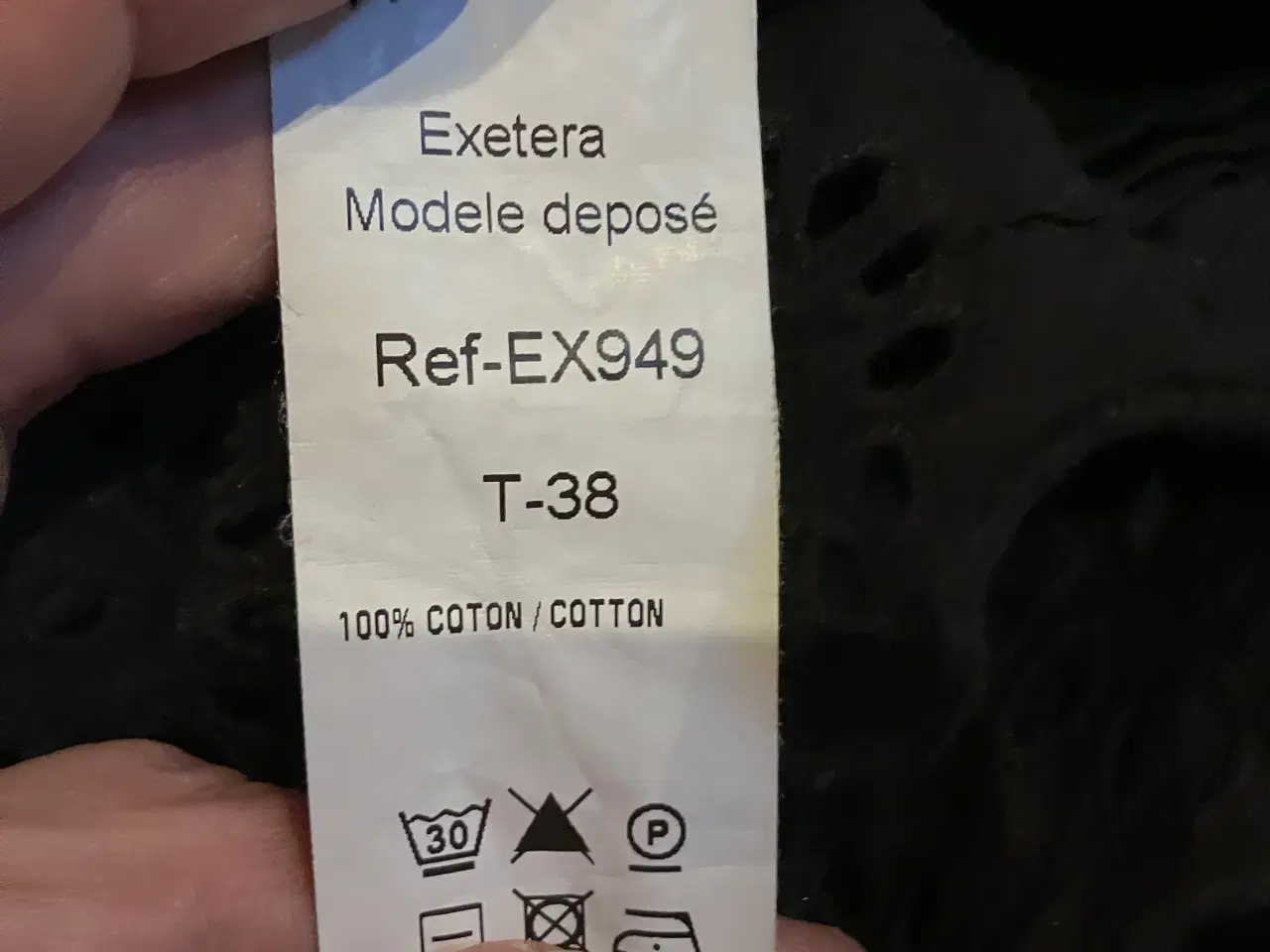 Billede 5 - Sort blonde kjole med underkjole