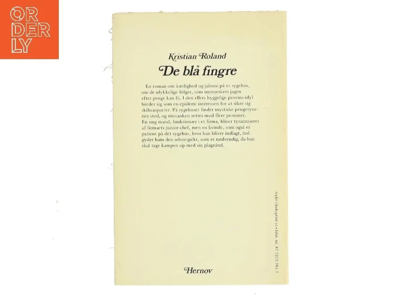 Billede 2 - De blå fingre af Kristian Roland (Bog)