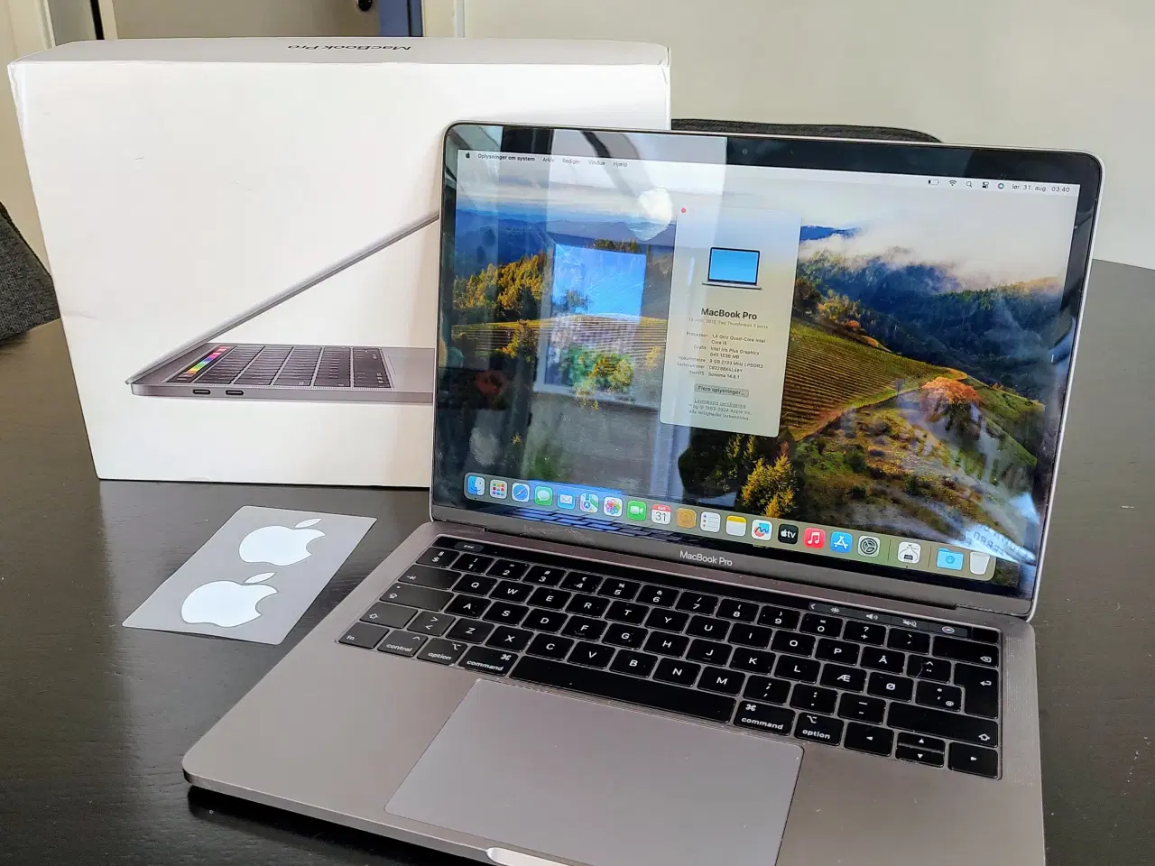 Billede 1 - MacBook Pro 13" 2019 touchbar.