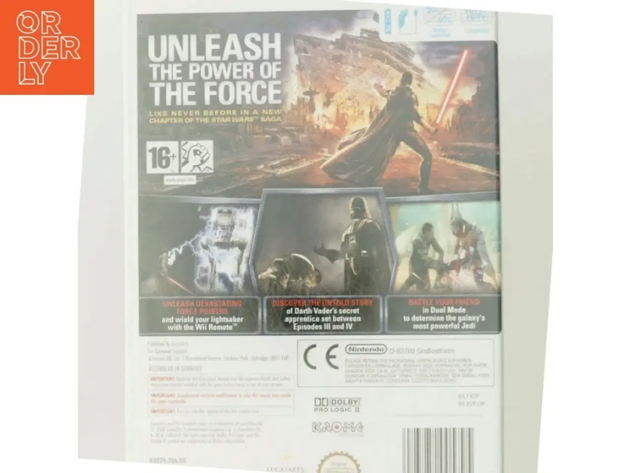 Billede 3 - Star Wars: The Force Unleashed Wii spil fra LucasArts