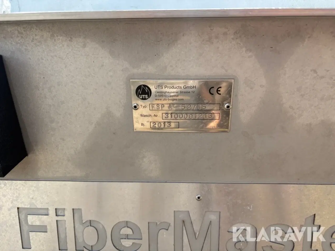 Billede 6 - Gylleseperator UTS FiberMaster FSP A 52/15