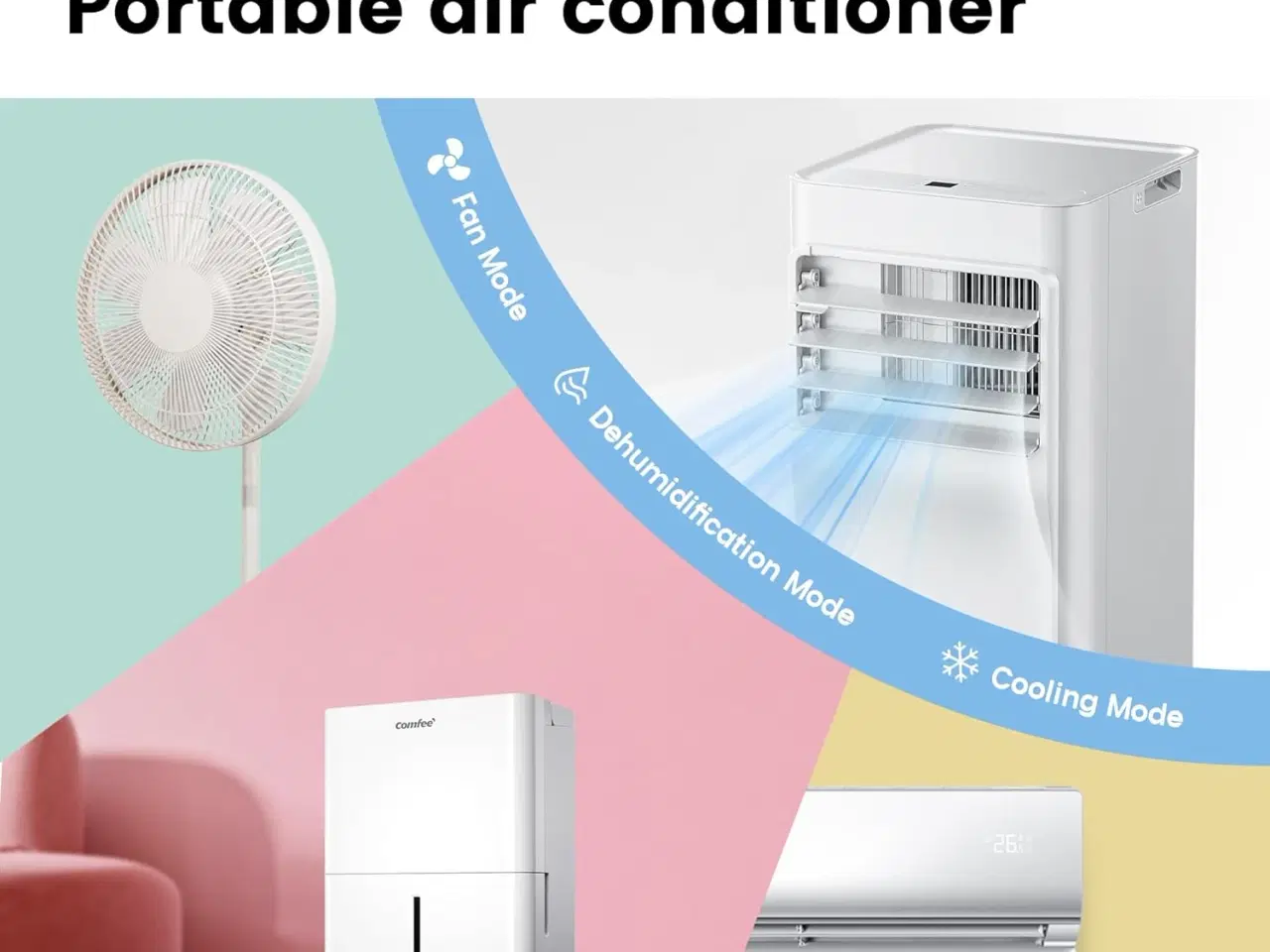 Billede 4 - Comfee Breezy Cool Pro 2.6 Mobile Air Conditioner