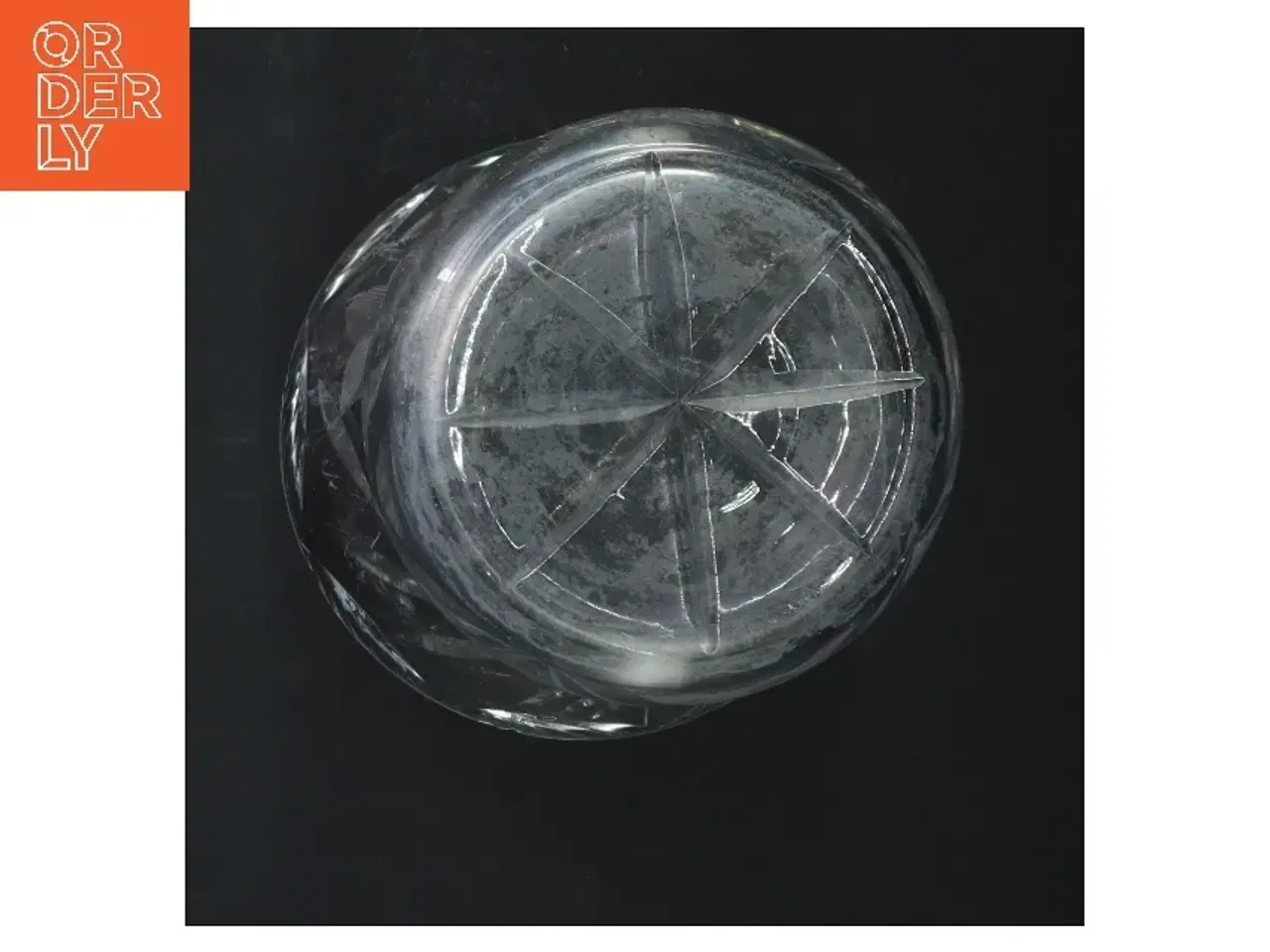 Billede 3 - Glasvase med mønster (str. 16 cm)