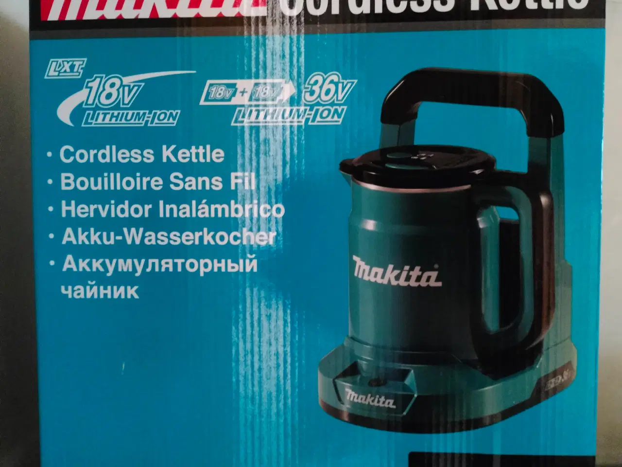 Billede 4 - Makita ledningsfri elkedel.