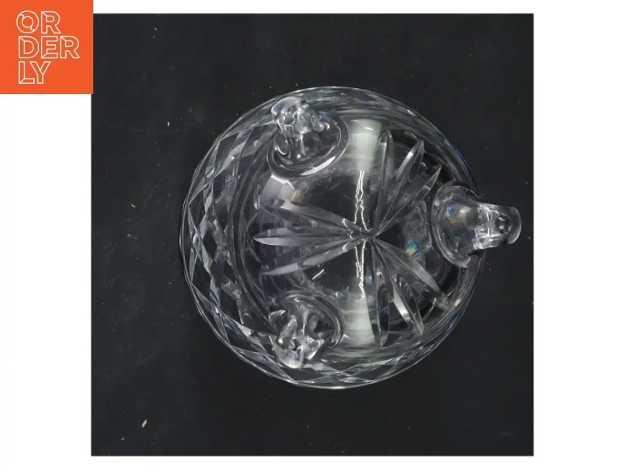 Billede 2 - Klar glaskrukke (str. 15,5x10 cm)