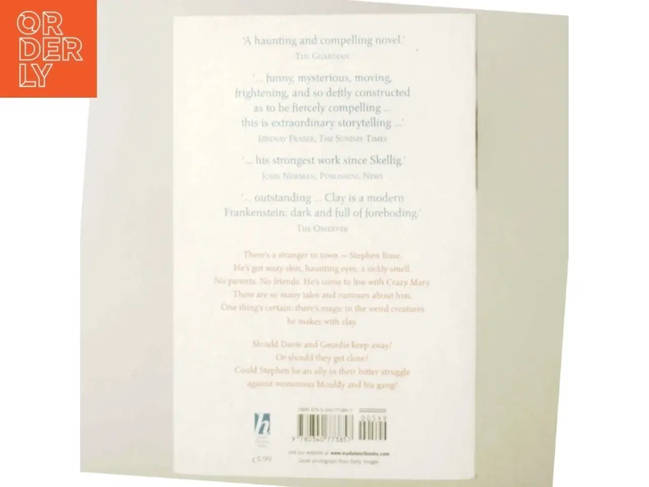 Billede 6 - Clay af David Almond (Bog)