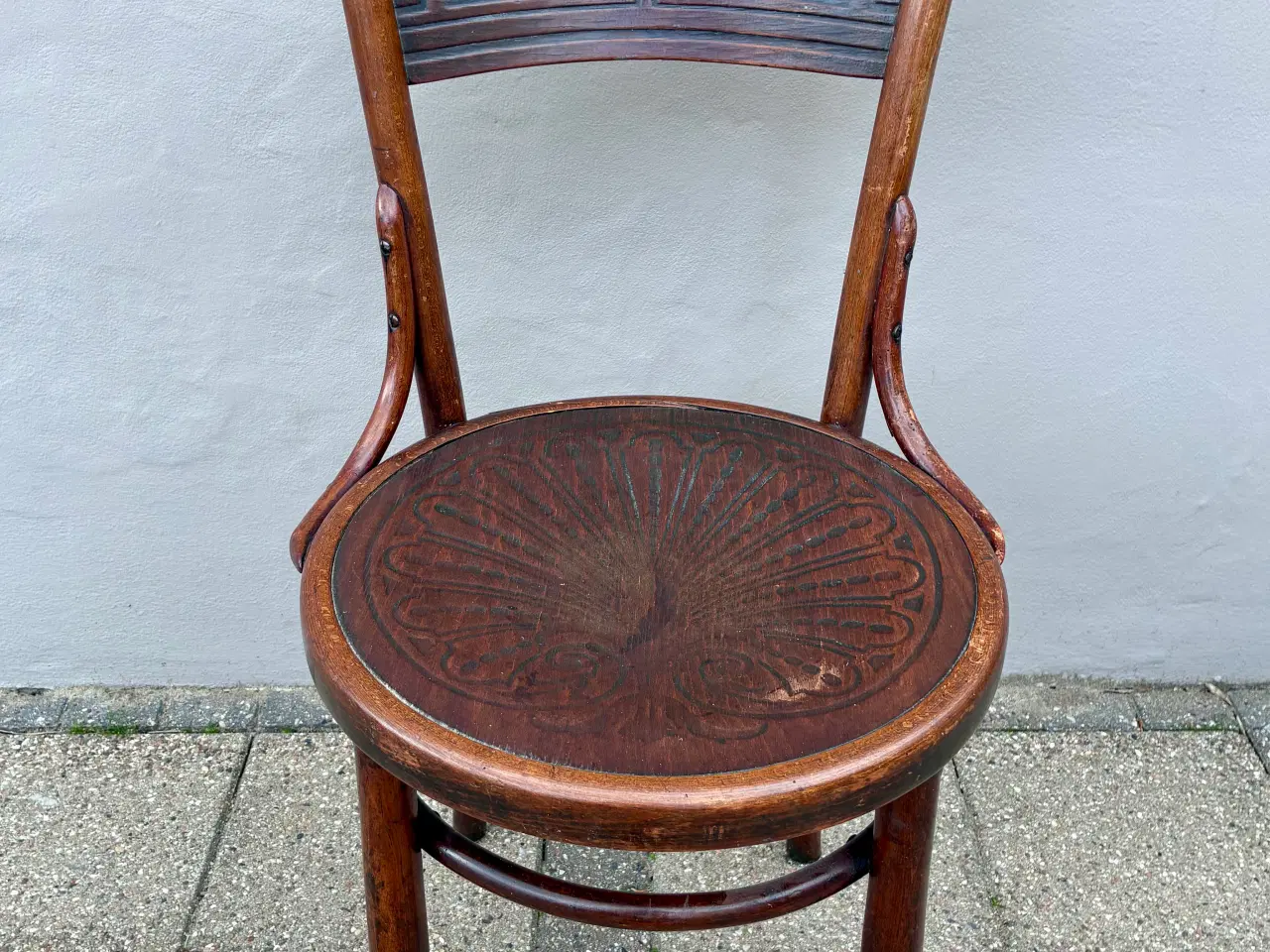 Billede 1 - Wienerstol el. Thonet med flot patina