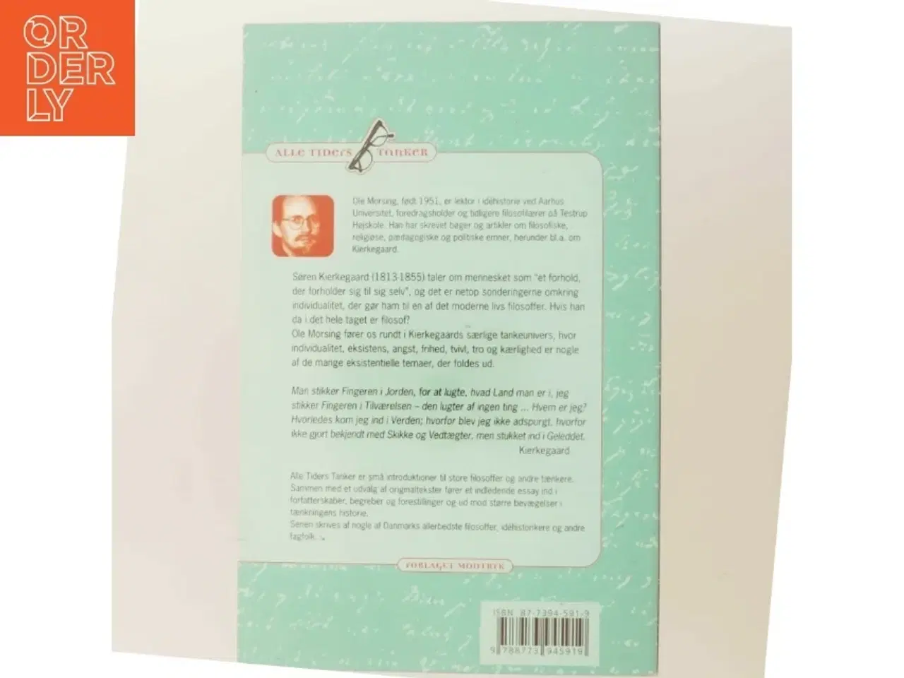 Billede 3 - Kierkegaard af Ole Morsing (Bog)