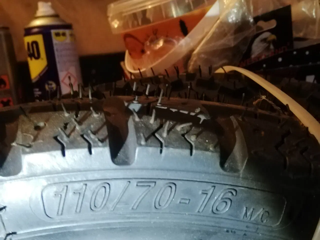 Billede 3 - Nye 16" og 18" mc/knallert dæk