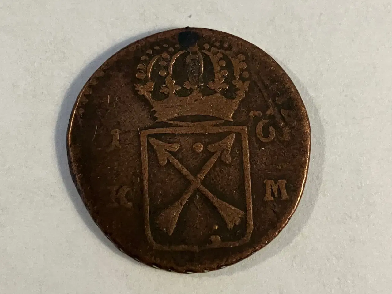 Billede 1 - 1 Ore Sweden 1719