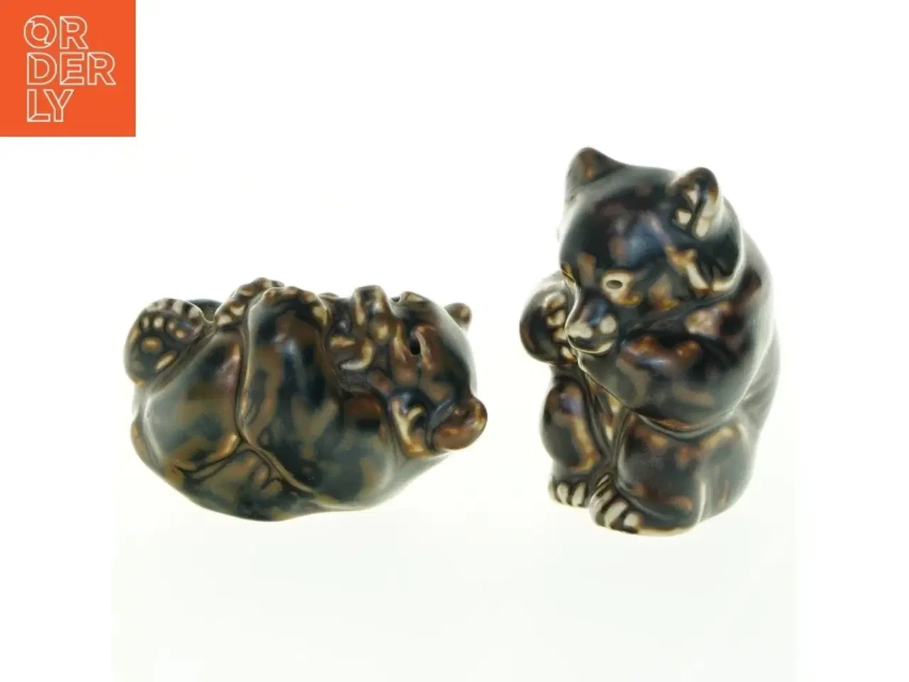 Billede 1 - Figurer af bjørneunger fra Royal Copenhagen (str. 8,5x7 cm)