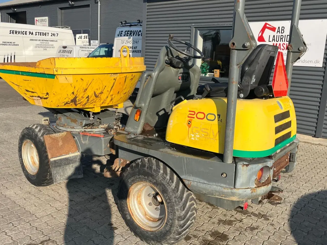 Billede 2 - Wacker Neuson 2001hs 2tons dumper med højtip og sving