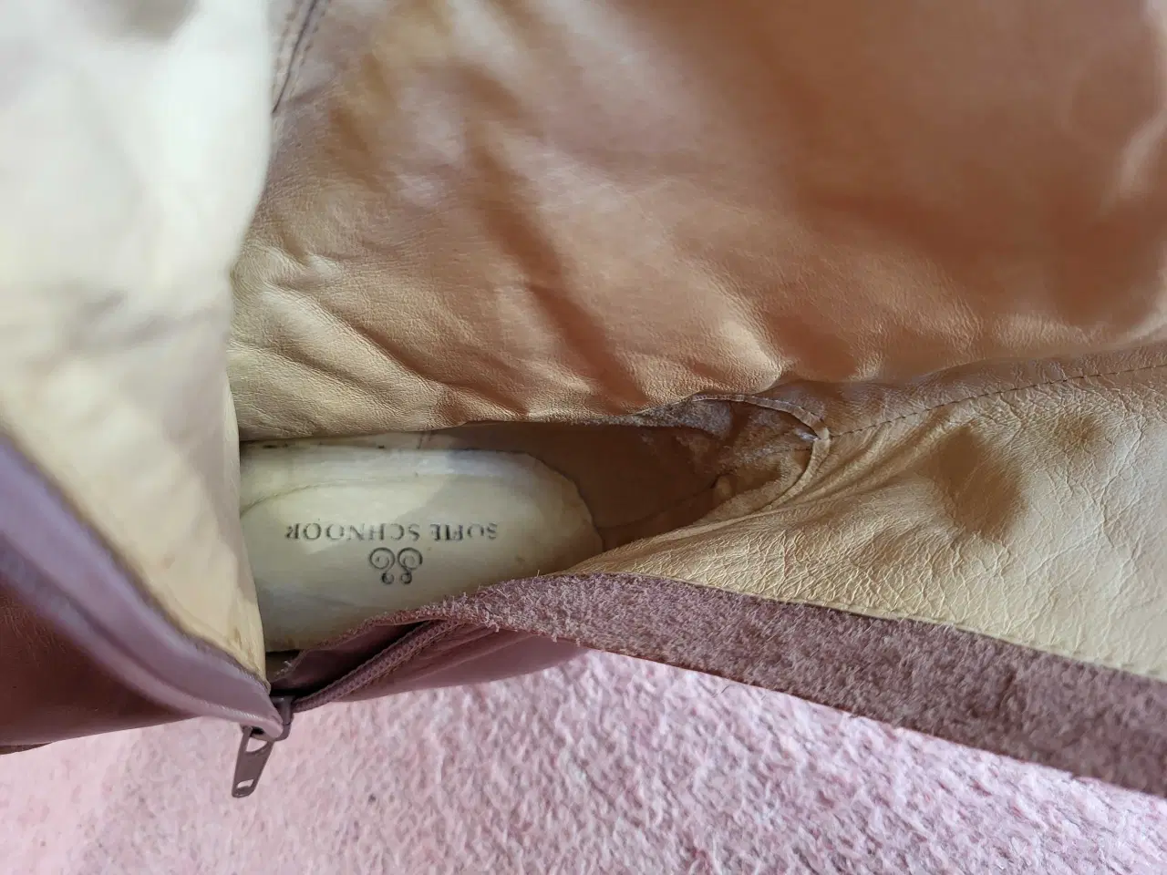 Billede 9 - Elegante langskaftede læderstøvler 