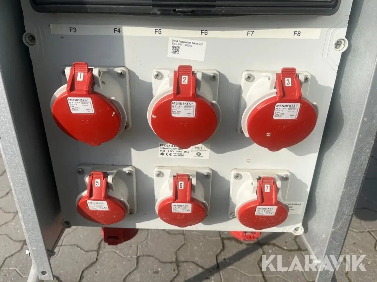 Billede 5 - Byggestrømstavle NST FT125A-3-Eat 1 styk