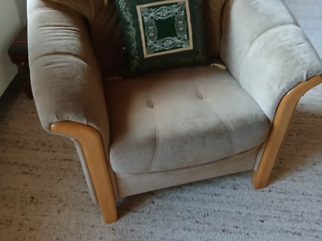 Billede 4 - Velur Sofa gruppe