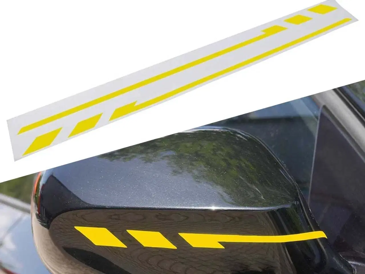 Billede 1 - Stribe til spejle yellow