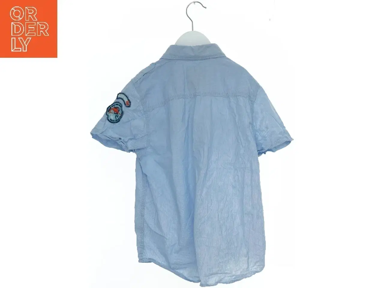 Billede 2 - Kortærmet skjorte i lyseblå fra Logg (str. 146)