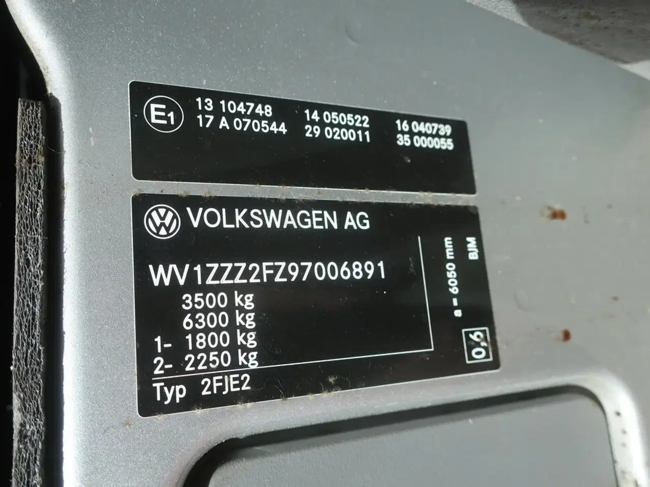 Billede 12 - Varebil VOLKSWAGEN CRAFTER LADVOGN 2,5 TDI