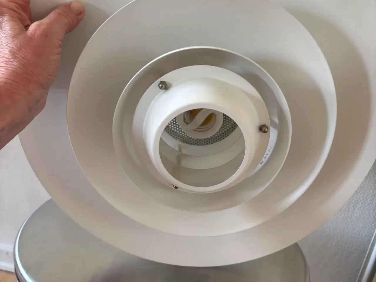 Billede 3 - Jeka metaltryk 6 skærms loftslampe