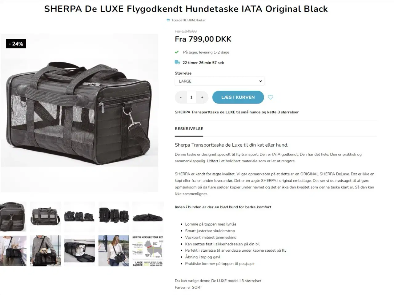 Billede 3 - Transporttaske godkendt til fly