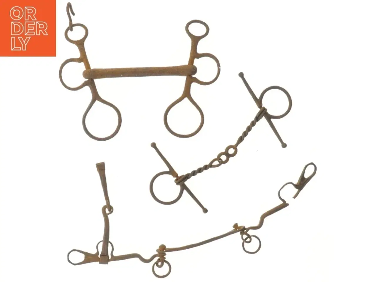 Billede 2 - Gamle metalhestebid (str. 23 cm)