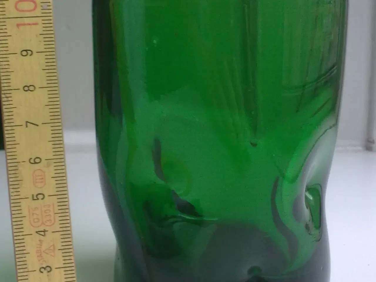 Billede 6 - Murano glas 1950-60 sølv bemalet og grønt glas