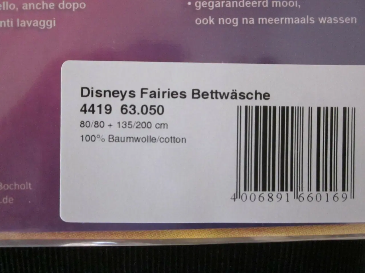 Billede 4 - Sengetøj, Nyt, str. Voksen, Disney Fairies