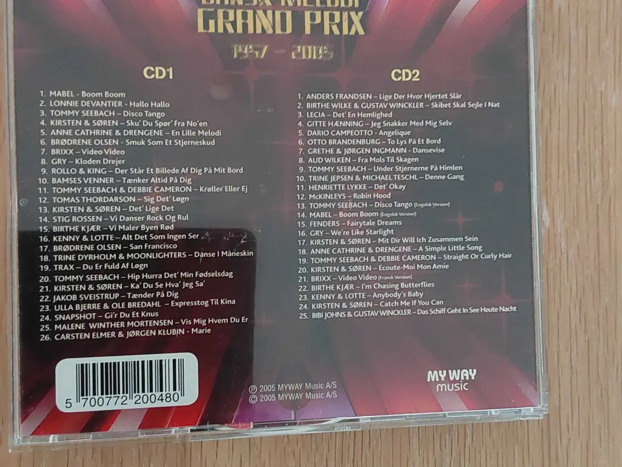 Billede 2 - Dansk Melodi grand Prix og Venter på Far 