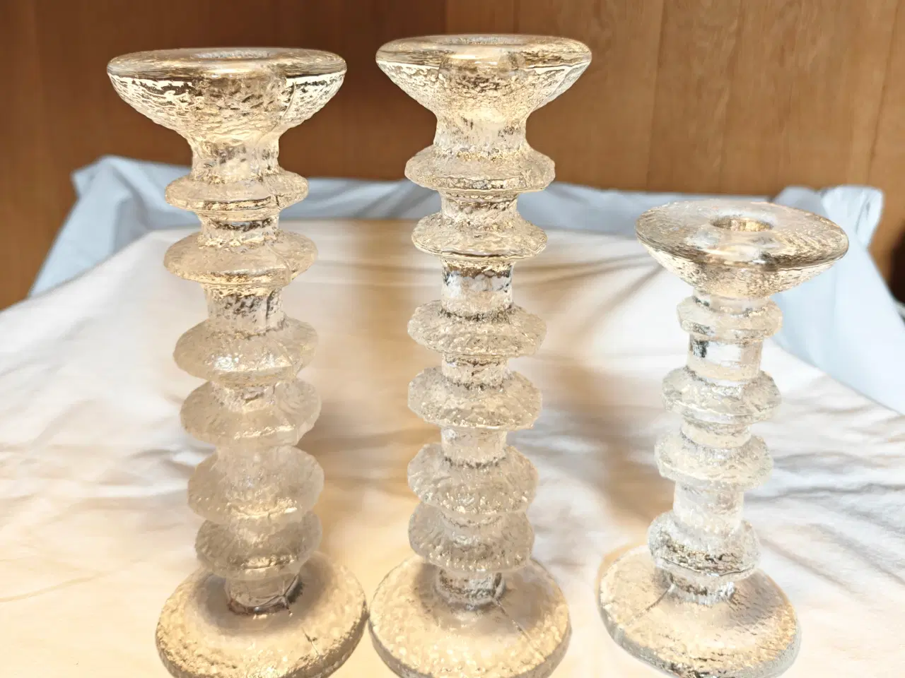 Billede 1 - Littala Festivo lysestager 2 med 6 ringe 1 med 4 