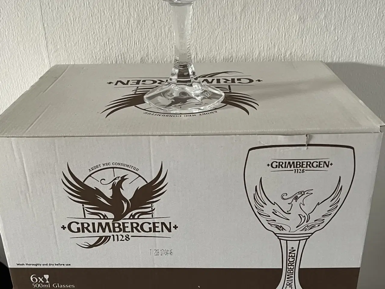 Billede 2 - Grimbergen 0,5L Øl Glas 12 stk. ialt.