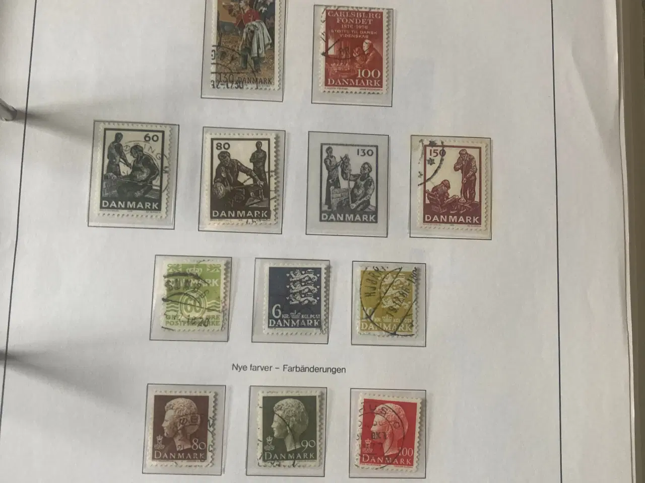 Billede 13 - Stender oversigt over frimærker