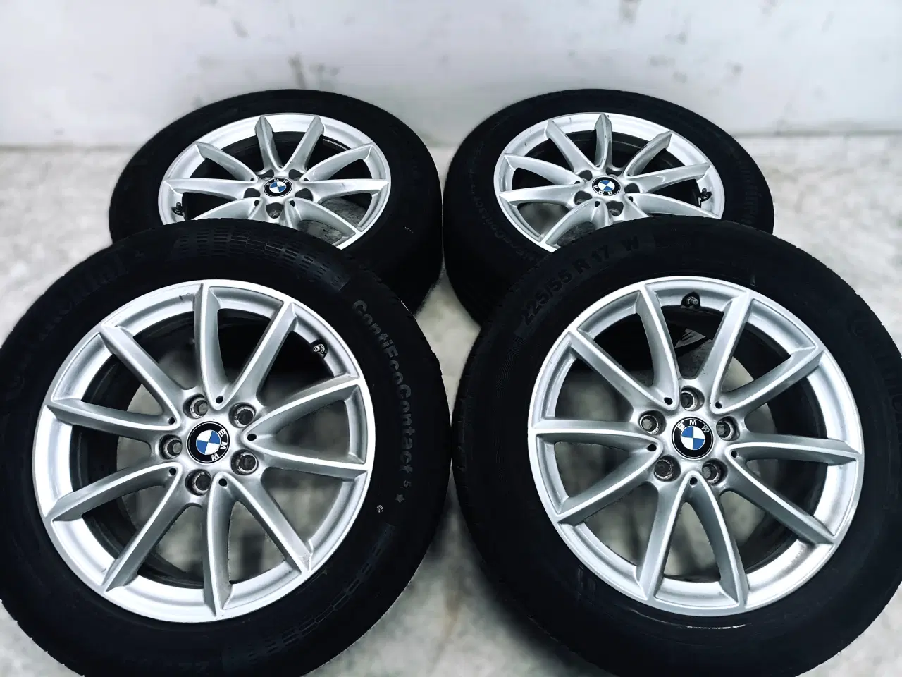 Billede 3 - 5x112 17" ET52 nav 66,6ø BMW sommersæt inkl.TPMS