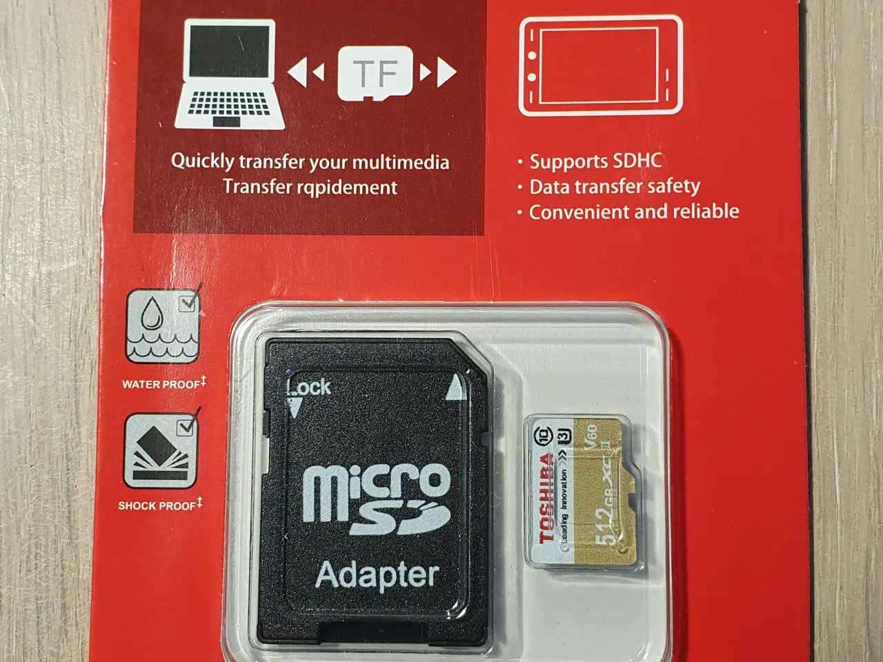 Billede 1 - Toshiba Micro sd kort, 512 gb, nye