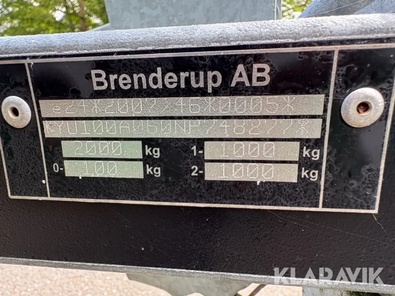 Billede 5 - Bådtrailer Brenderup A06