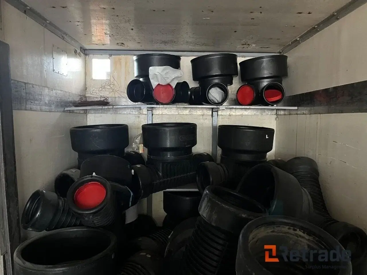 Billede 2 - - - - Diverse NYE PVC brønde og rør. Forskellige modeller og størrelser.