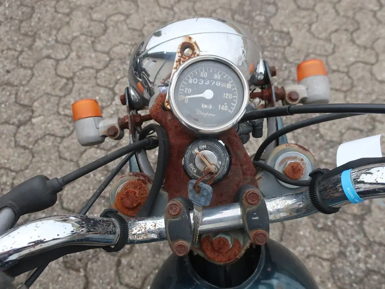 Billede 3 - Knallert YAMAHA YB1 50cc 4 gear/drejeventil