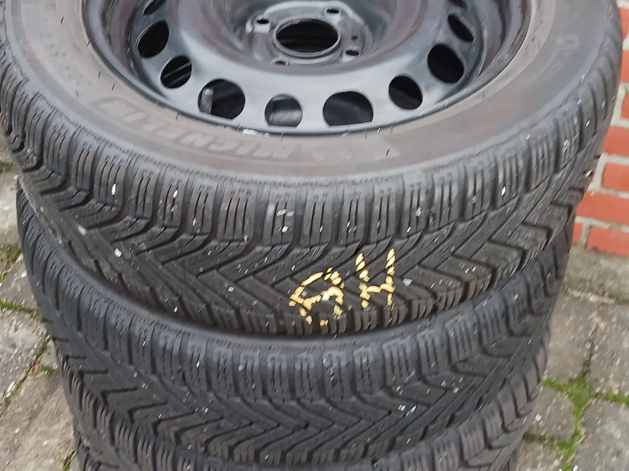Billede 5 - 4 vinterdæk på stålfælge. Citroen C3/Peugeot 208