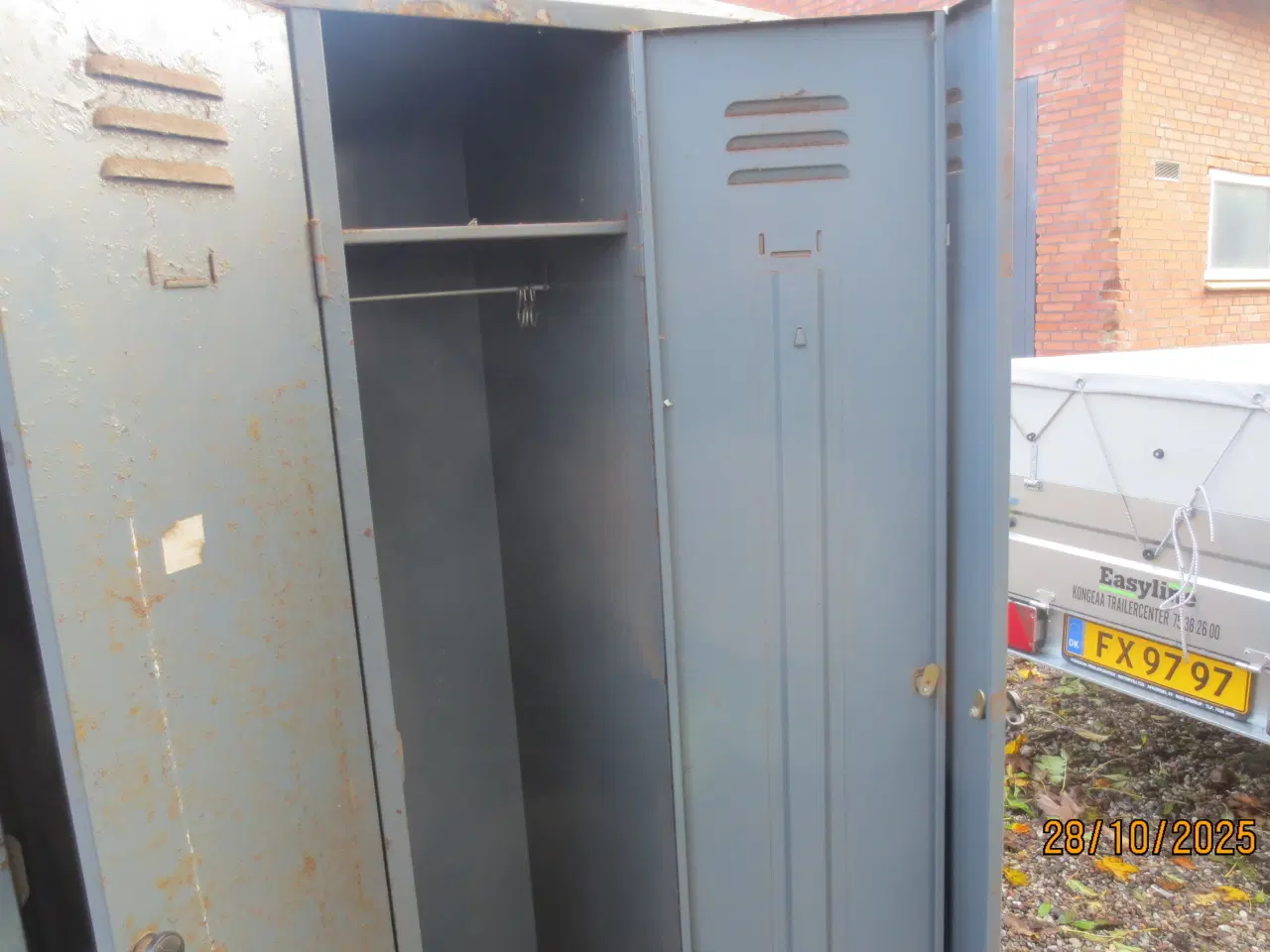 Billede 4 - 1 stk Blika Stålskab med 3 låger