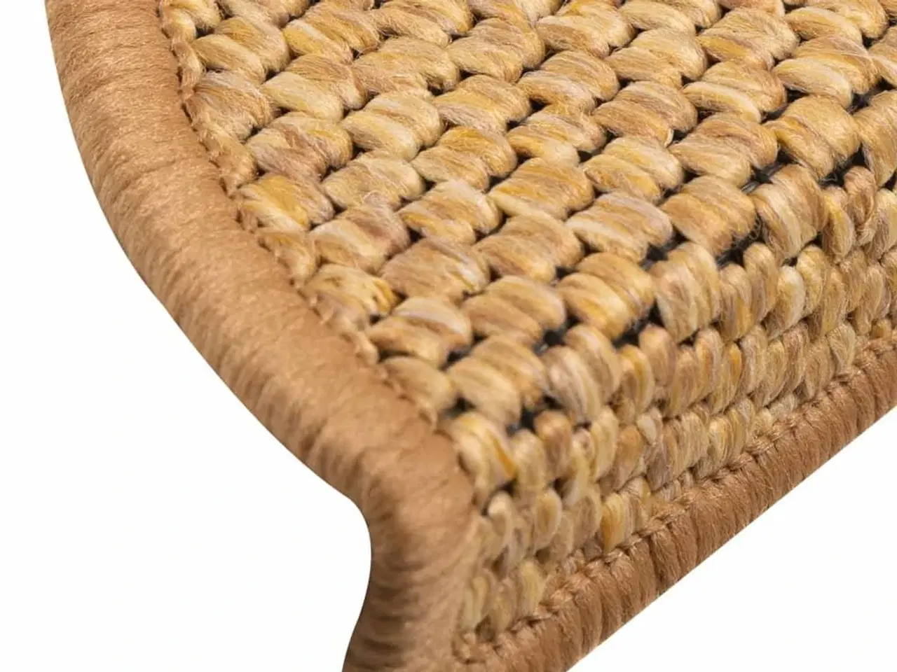 Billede 7 - Selvklæbende trappemåtter 15 stk. 56x17x3 cm sisalfarve