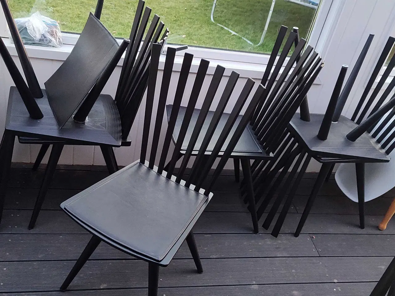 Billede 2 - 6 FDB Spisebordsstole med 6 hynder.