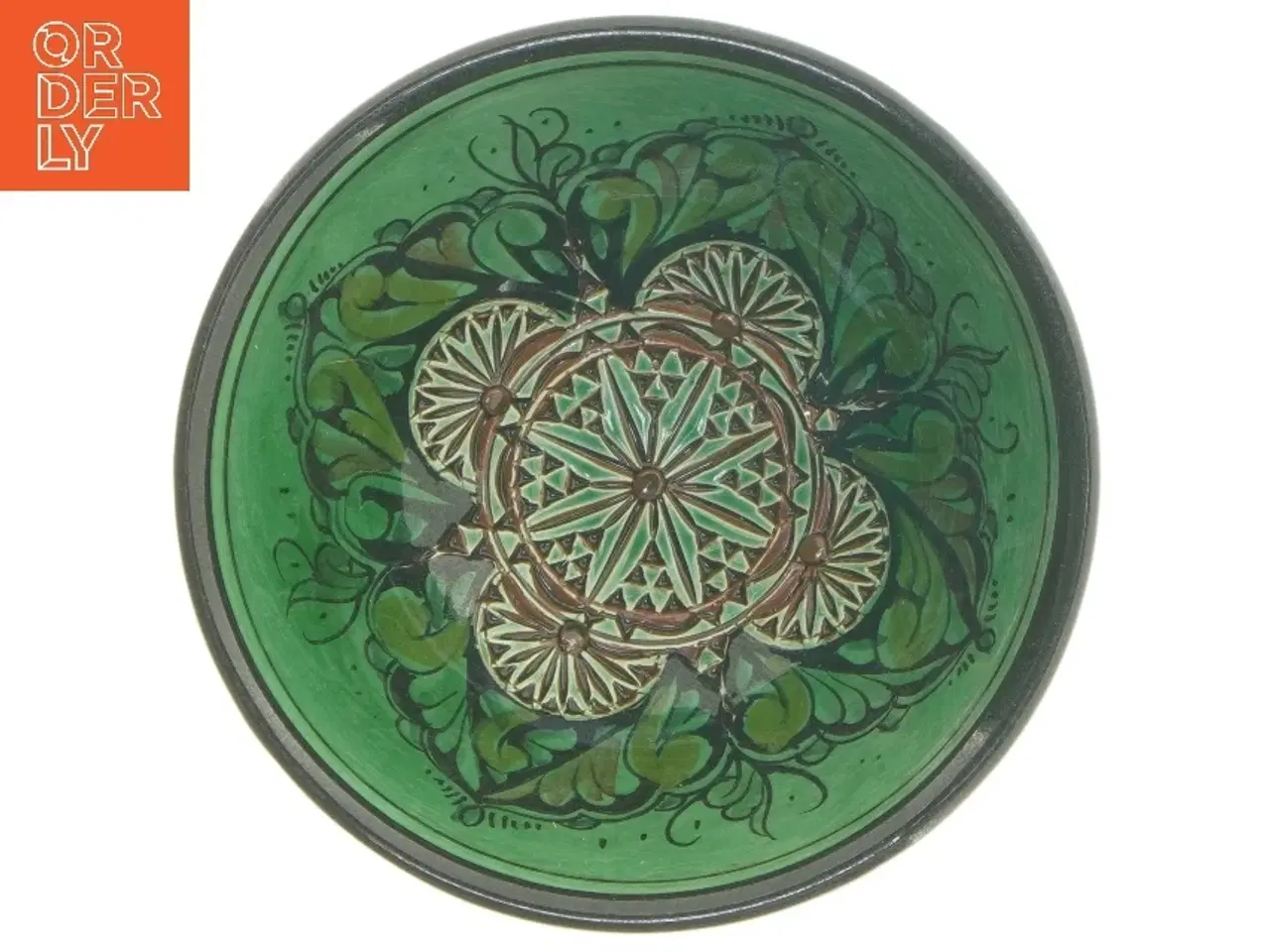 Billede 2 - Marokkansk skål i keramik (str. Ø 19x9,5 cm)