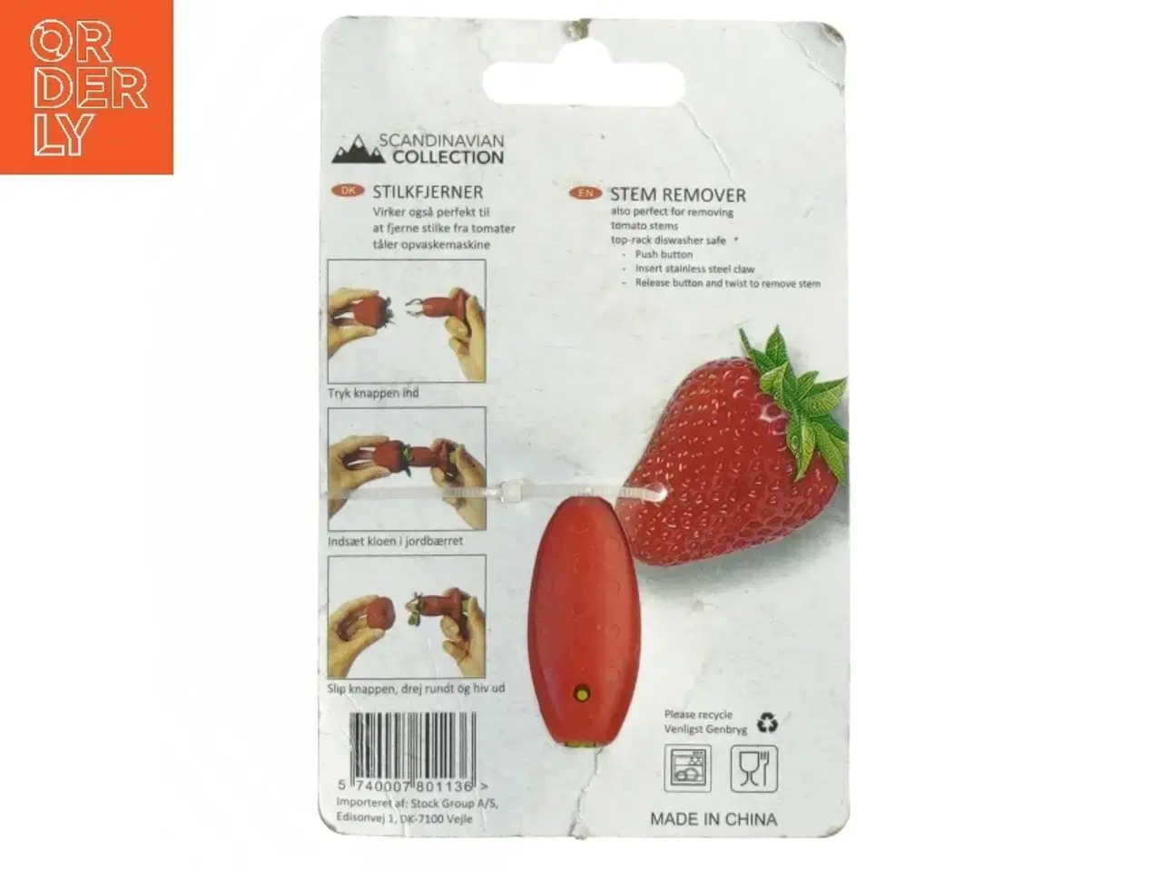 Billede 4 - Stilkfjerner til frugt og grønt fra Scandinavian Collection (str. 10 cm)