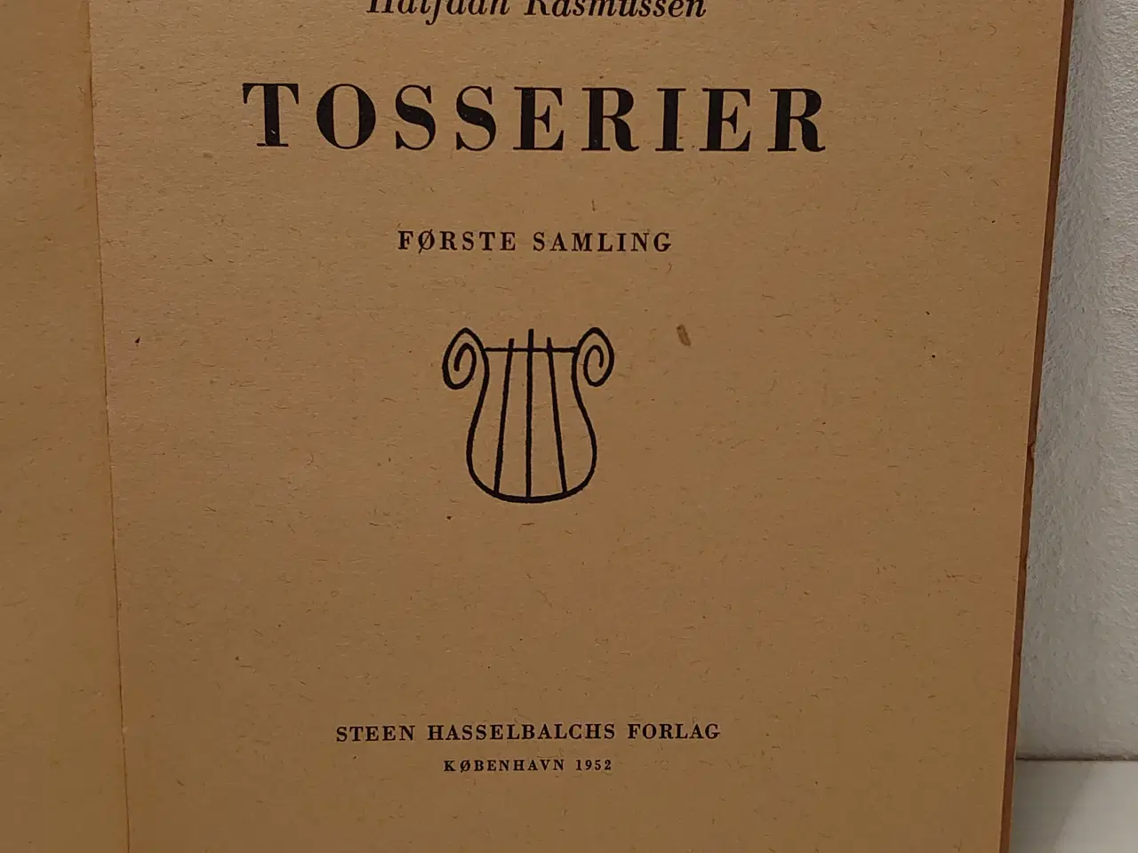 Billede 3 - Halfdan Rasmussen. Tosserier. 1. samling 1952.